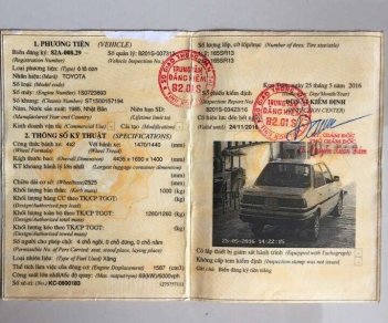 Toyota Corolla 1985 - Cần bán lại xe Toyota Corolla đời 1985