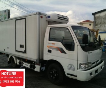 Thaco Kia K165 2016 - Bán xe tải Thaco K165 thùng đông lạnh, tải 2 tấn, chạy trong thành phố, bán xe trả góp