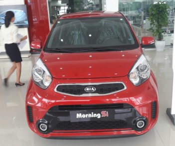 Kia Morning SI 2018 - Cần bán xe Kia Morning SI năm 2018, màu đỏ, giá chỉ 345 triệu, LH 0989.240.241