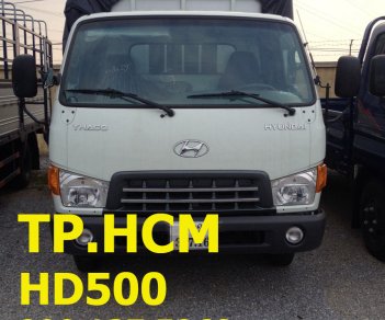 Thaco HYUNDAI HD650 2016 - TP. HCM Thaco Hyundai HD650, màu trắng, thùng mui bạt nhôm