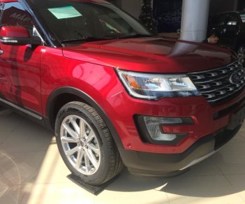 Ford Explorer Titanium 2.3L Ecoboost 2017 - Bán Explorer Titanium 2.3L Ecoboost, xe nhập Mỹ, đủ màu, giao ngay, hỗ trợ trả góp lên tới 80% L/h: 0987987588