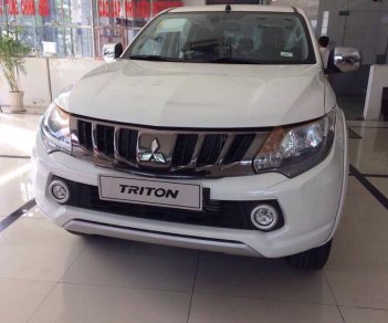 Mitsubishi Triton   2017 - Cần bán xe Mitsubishi Triton 2017 động cơ MIVEC, màu trắng, nhập khẩu nguyên chiếc