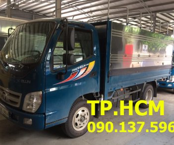 Thaco OLLIN 345 2017 - Tp. HCM Thaco Ollin 345 2017, màu xanh, 305 triệu, thùng mui bạt inox 304