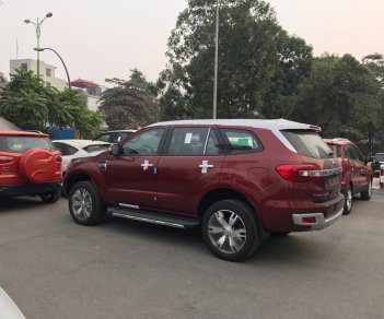 Ford Everest Titanium 2.2L 4x2 AT 2017 - Bán ô tô Ford Everest 2.2L 4x2 Titanium AT đời 2017, màu đỏ, nhập khẩu Thái, hỗ trợ trả góp lên đến 80%