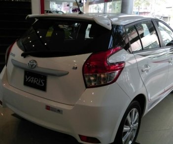 Toyota Yaris 1.5E 2017 - Bán Toyota Yaris 1.5E 2017 số tự động vô cấp, màu trắng, nhập khẩu chính hãng Thailand