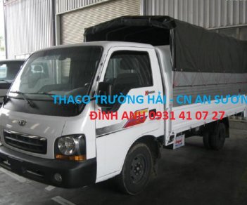 Thaco k190 2017 - Xe tải Thaco K190 tải 1.9 tấn thùng mui bạt, màu xanh dương, đời 2017, giá ưu đãi tháng 5