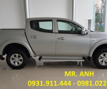 Mitsubishi Triton 2016 - Mitsubishi Triton mới màu bạc, nhập khẩu giá 570tr - LH Đông Anh: 0931911444 để có giá tốt