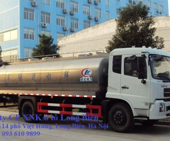 Xe chuyên dùng Xe téc 2016 - Bán xe bồn chở dầu ăn, chở mật, chở sữa 6-11m3, 16-21m3 tại Hà Nội 2017-2018
