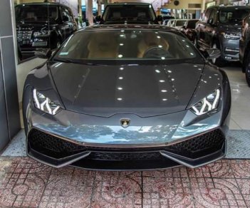 Lamborghini Huracan 2016 - Bán xe Lamborghini Huracan sản xuất 2016, màu xám (ghi) nhập khẩu 