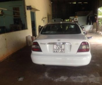 Daewoo Leganza MT 2003 - Bán xe Daewoo Leganza MT đời 2003, màu trắng số sàn