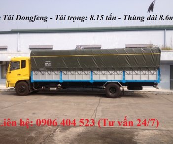 Xe tải 1000kg Dongfeng 2017 - Xe tải Dongfeng 8 tấn, thùng dài 9 mét, đời mới nhất