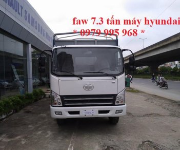 FAW FRR 2017 - Bán xe Faw 7.3 tấn máy Hyundai thùng dài 6M25, giá tốt liên hệ 0979 995 968