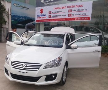 Suzuki 2017 - Cần bán xe Suzuki Ciaz đời 2018, màu trắng, nhập khẩu chính hãng, xe giao ngay