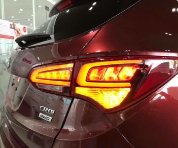 Hyundai Santa Fe 2018 - Bán Hyundai Santa Fe bản 2 cầu, máy dầu 2.2 đặc biệt, mới 100% màu đỏ sản xuất 2018, hỗ trợ trả góp vay vốn 85% xe