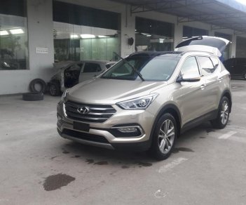 Hyundai Santa Fe AT 2018 - Bán Hyundai Santa Fe AT đời 2018, màu be