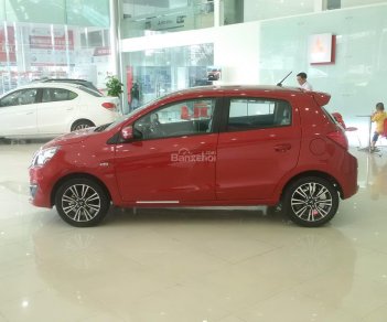 Mitsubishi Mirage 2017 - Bán Mitsubishi Mirage màu đỏ tại Quảng Bình- LH 0935445730