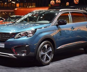 Peugeot GT-Line 2017 - Bán xe 5008 màu xanh, giá 1 tỷ 399 tr. Hỗ trợ trả góp 85% 0969 693 633 Thái Nguyên