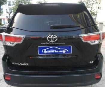 Toyota Highlander LE 2014 - Bán ô tô Toyota Highlander LE đời 2014, màu đen, xe nhập