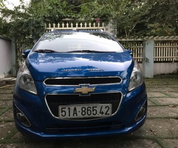 Chevrolet Spark 2014 - Bán Chevrolet Spark 2014, số tự động, màu xanh lam xe chính chủ sử dụng, xe đẹp