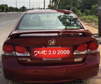 Honda Civic 2.0 AT 2009 - Bán Honda Civic 2.0 AT đời 2009, màu đỏ số tự động, giá chỉ 525 triệu