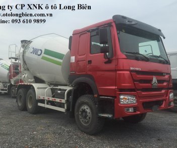 Xe tải 10000kg 2018 - Bán xe trộn bê tông Howo 5-6m3, 9-10m3, 12-16m3 2018