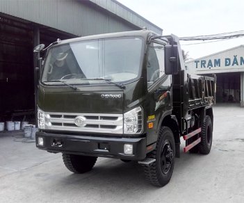 Xe tải 1000kg 2018 - Xe ben Chiến Thắng 5t5 2 cầu giá tốt, hỗ trợ trả góp