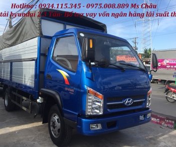 Xe tải 2500kg 2016 - Cần bán xe Hyundai 2.3 tấn TMT Cửu Long năm 2016