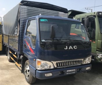 JAC HFC 2018 - Bán xe tải JAC 4T9 thùng mui bạt, mui kín giá rẻ, trả góp lãi suất thấp