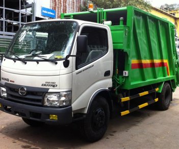 Hino 2018 - Bán xe ép rác Hino 9 khối, giá xe chở rác Hino