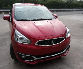 Mitsubishi Mirage CVT 2018 - Cần bán Mitsubishi Mirage CVT năm 2018, màu đỏ, có xe giao ngay, trả góp - LH 0906.884.030