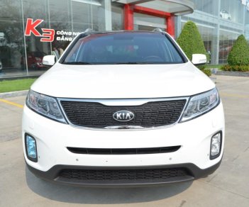 Kia Sorento GAT 2018 - Bán ô tô Kia Sorento GAT 2018, màu trắng, giá 799tr, hỗ trợ trả góp lãi suất 7,5%