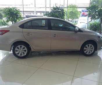 Toyota Vios E 2018 - Cần bán xe Toyota Vios E số sàn 2018, màu vàng cát