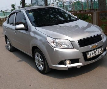 Chevrolet Aveo LTZ 1.5 AT 2014 - Bán ô tô Chevrolet Aveo LTZ 1.5 AT đời 2014, màu bạc xe gia đình