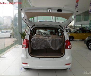 Suzuki 2017 - Cần bán Suzuki Ertiga 2017, màu trắng, hỗ trợ chạy Uber/grab, xe giao ngay- LH: 0985.547.829