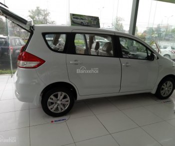 Suzuki 2017 - Cần bán Suzuki Ertiga 2017, màu trắng, hỗ trợ chạy Uber/grab, xe giao ngay- LH: 0985.547.829