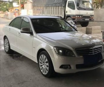 Mercedes-Benz C class   2008 - Bán ô tô Mercedes C class đời 2008, màu trắng, xe nhập