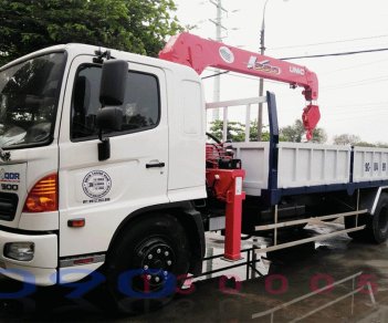 Hino 2017 - Bán xe tải cẩu Hino FC9JLSW 6.4 tấn, gắn cẩu Unic UR-V 500 5 tấn 4