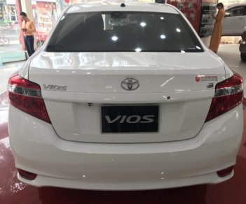 Toyota Vios E MT 2018 - Bán ô tô Toyota Vios E MT 2018, màu trắng, full option, khuyến mãi 40 triệu