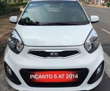 Kia Picanto   S AT 2014 - Bán Kia Picanto S AT sản xuất năm 2014, màu trắng  