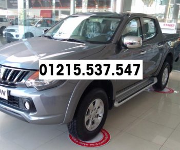 Mitsubishi Triton 4x4 MT 2018 - Bán xe Mitsubishi Triton 4x4 MT đời 2018, màu xám, nhập nguyên chiếc, giá chỉ 666 triệu