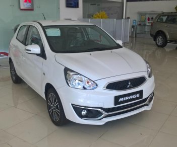 Mitsubishi Mirage 2018 - Bán Mitsubishi Mirage tại Đà Nẵng, màu trắng, nhập khẩu nguyên chiếc, giá 436tr, số tự động, LH Quang: 0905596067