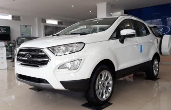 Ford EcoSport 1.5 Titanium 2018 - Bán xe Ford EcoSport 2018 1.5l AT Titanium màu trắng. LH: 0915445535 Ford Vinh, Ford Nghệ An, Ford Hà Tĩnh