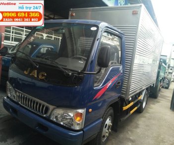 Xe tải 2500kg 2018 - Bán xe tải Jac 2.4 tấn máy cn Isuzu vào được thành phố ban ngày, giá rẻ