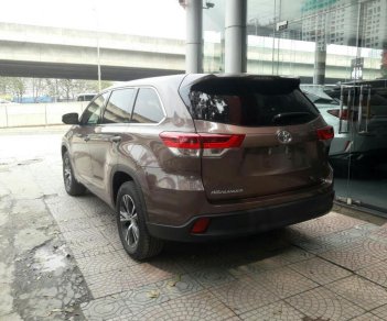 Toyota Highlander 2017 - Bán Toyota Highlander 2017, màu nâu, xe nhập