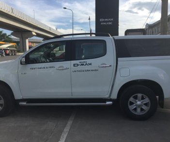 Isuzu Dmax 2.5L 4x2 AT 2017 - Cần bán Isuzu Dmax 2.5L 4x2 AT sản xuất 2017, màu trắng, nhập khẩu