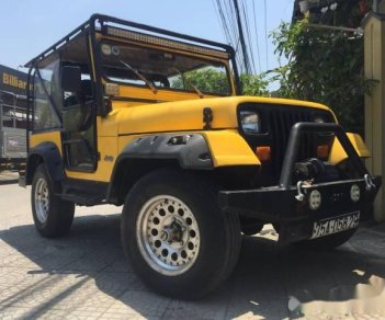 Jeep Wrangler MT 1989 - Bán Jeep Wrangler MT năm 1989, màu vàng