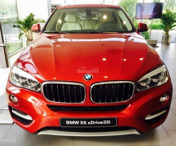 BMW X6 xDrive35i 2017 - Cần bán xe BMW X6 xDrive35i màu đỏ, nhập khẩu chính hãng, Lh: 0978877754 Ms Phượng