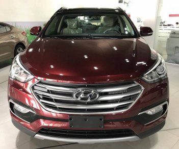 Hyundai Santa Fe 4WD 2018 - Hyundai BRVT--Bán Hyundai SAntafe full xăng 4WD đời 2018, màu đỏ--Hotline 0933 740 639: Trọng