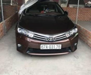 Toyota Corolla altis 2014 - Bán xe Toyota Corolla altis đời 2014, màu nâu