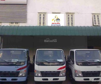 Mitsubishi Canter 4.7 2017 - Bán xe Mitsubishi Canter 4.7-Ben 1.7T SX 2017, màu trắng, giao ngay